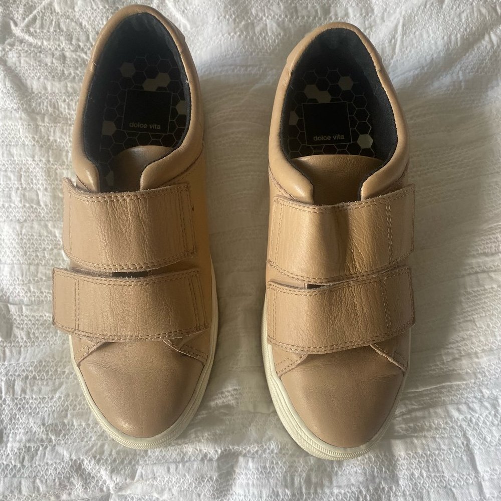 Dolce Vita Pink/Nude Velcro Sneaker Size 6
